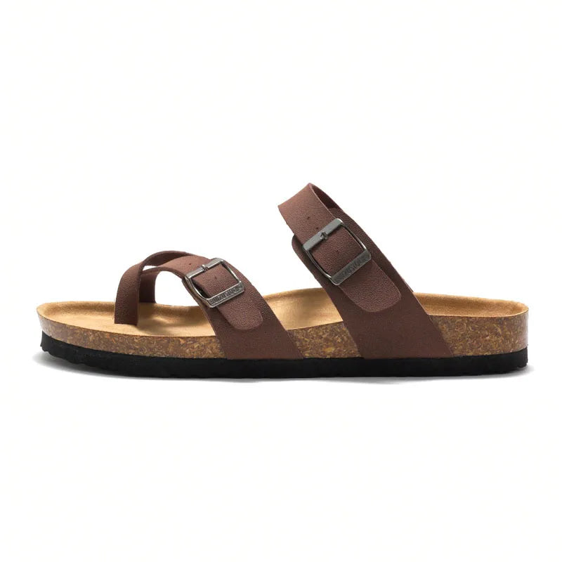 Summer Women's Cork Slippers | Trendy Casual Beach Footwear