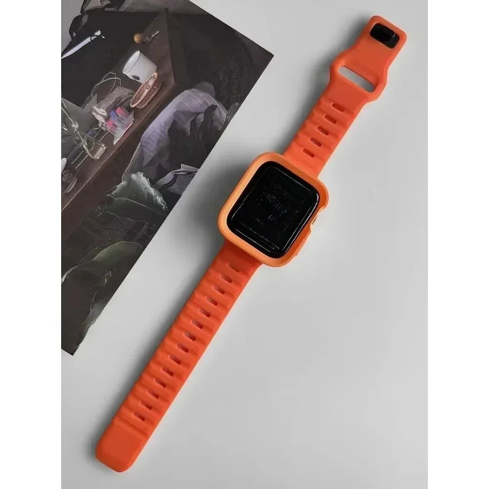 Silicone Case and Strap for Apple Watch | Stylish & Durable