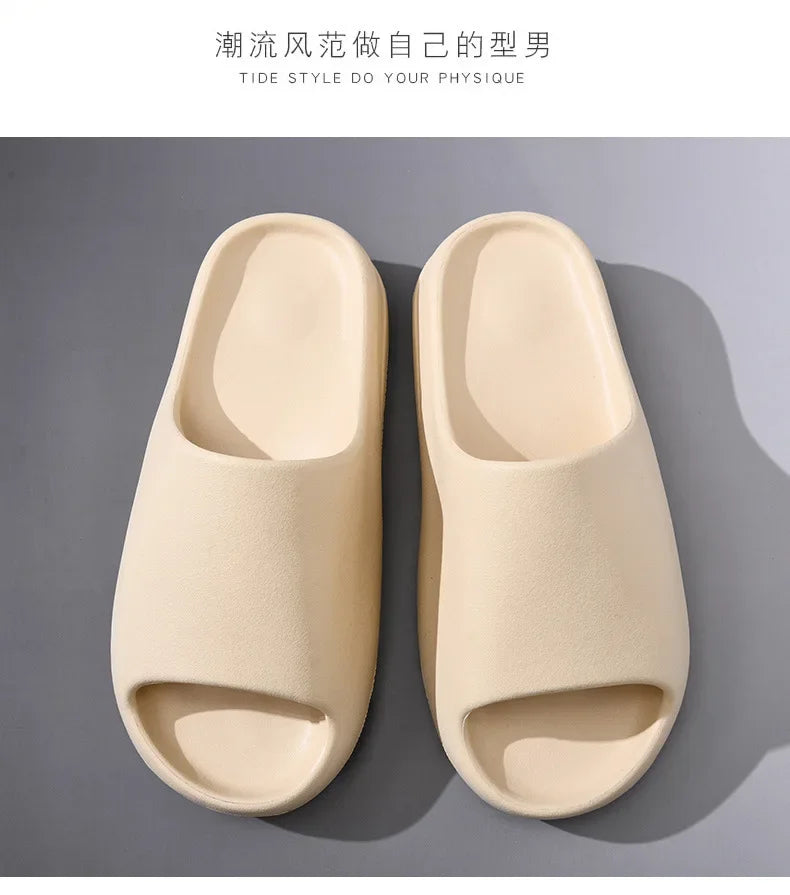 Cloud Thick-Soled Coconut Slippers | Soft Summer Beach Sandals