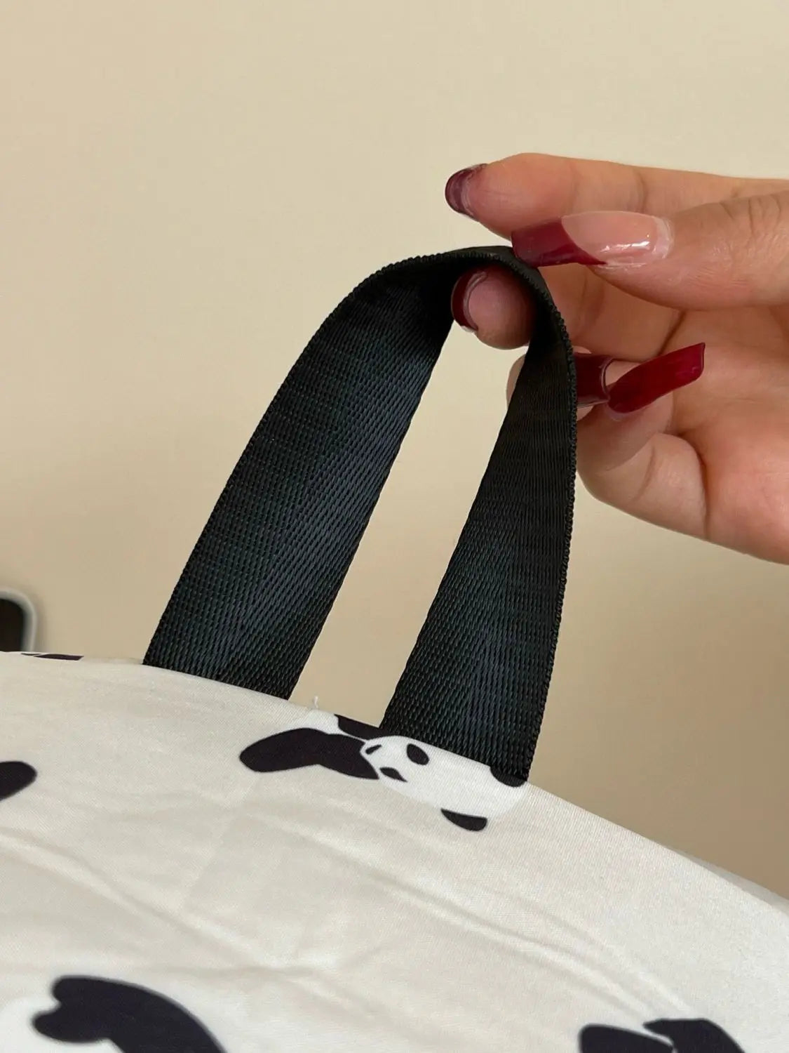 Cute Panda Backpack | Fashionable Lightweight School Bag for Students
