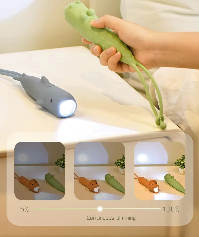 Cute Bear Night Light | USB Rechargeable Kids Flashlight Lamp