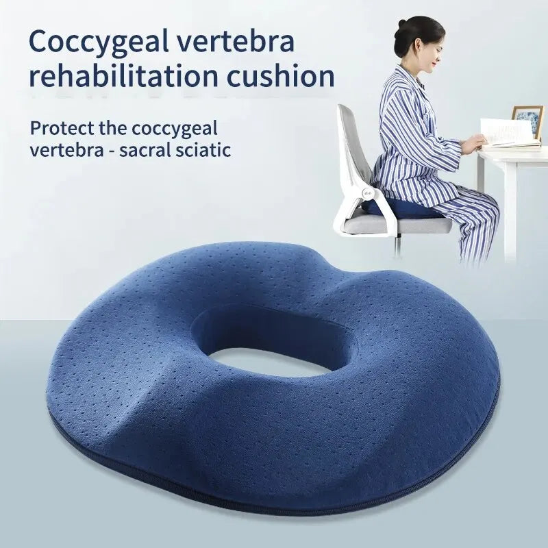 Comfortable Memory Cotton Office Seat Cushion for Tailbone Relief