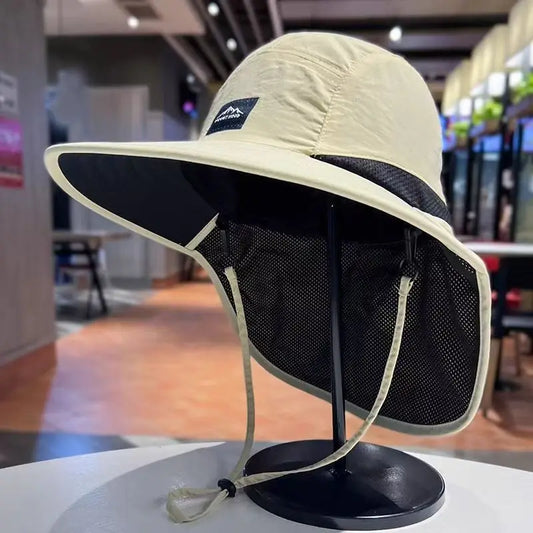 Unisex Wide Brim Waterproof Quick-drying Sun Hat | Outdoor Visor