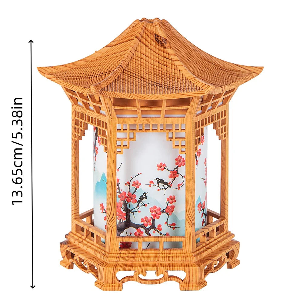 Unique Chinese Style Humidifier | Creative Night Light & Spray