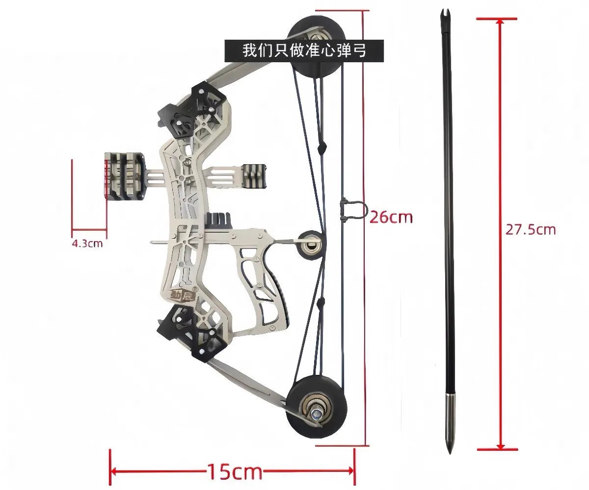Mini Compound Bow Toy | Fun Indoor and Outdoor Archery
