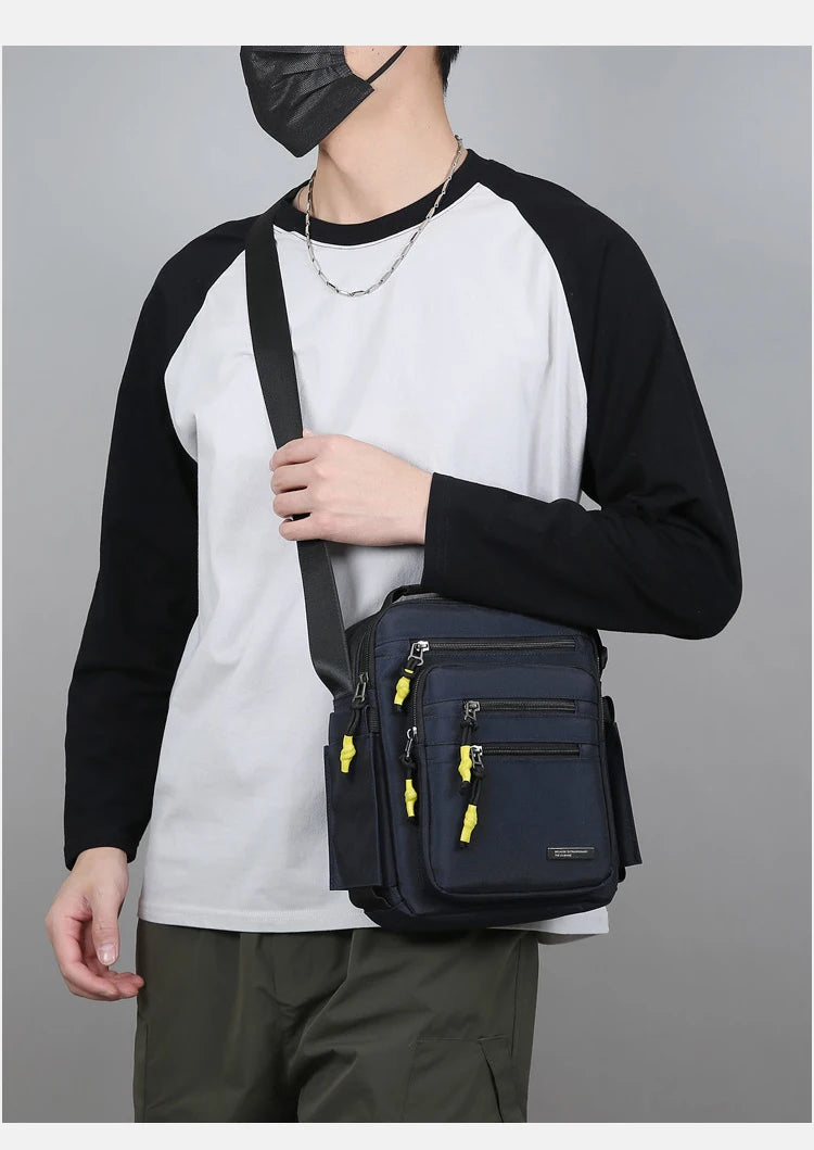 Bandolera de viaje multifuncional para hombre | Elegante y duradera