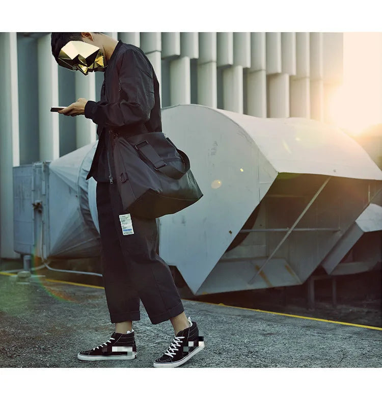 Men's Lightweight Nylon Travel Bag | Large Capacity Messenger Tote