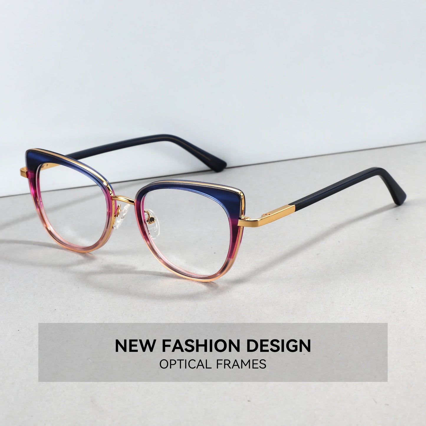 Stylish Acetate Prescription Glasses for Women - Cat Eye Design