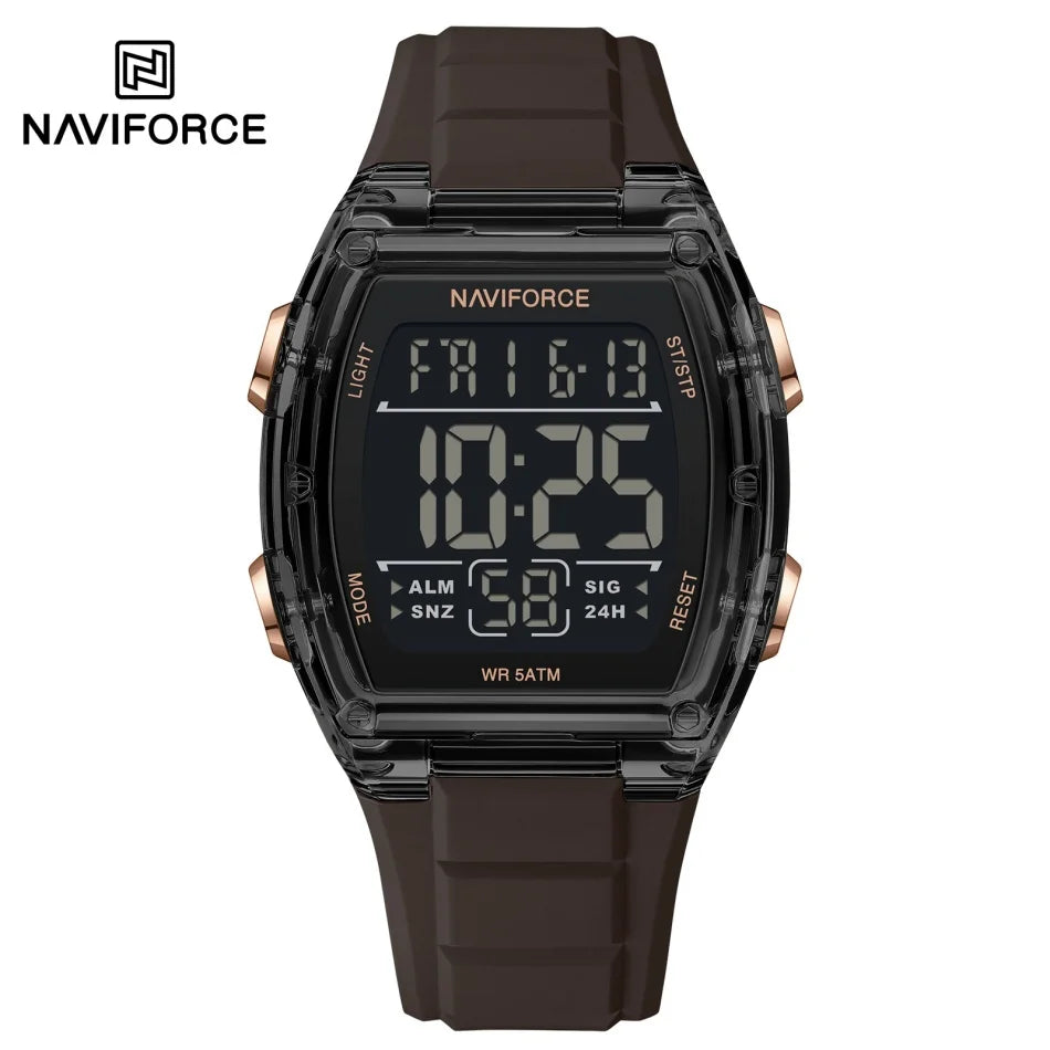 Luxury Digital Sport Watches for Men | Waterproof Silicone Band