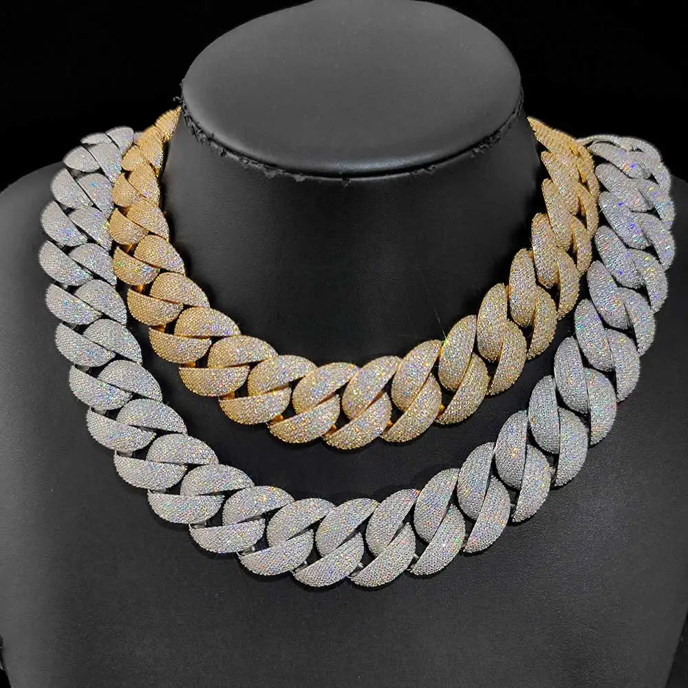 Luxury 24mm Diamond Chain Necklace | Iced Out Hip Hop Style