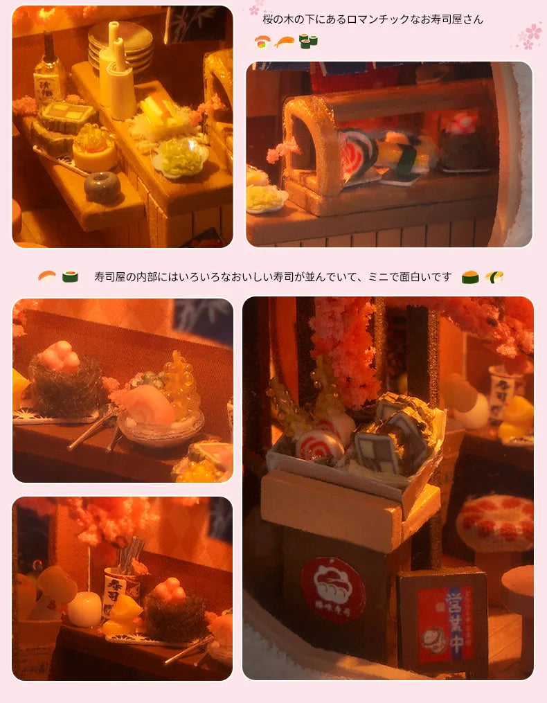 DIY Mini Wooden Dollhouse Kit | Creative Room Assembling Toy