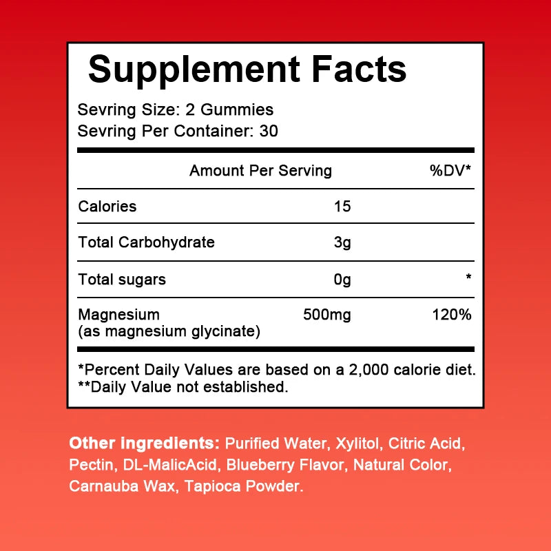 Magnesium Gummies for Sleep & Calm | Stress Relief & Focus Support
