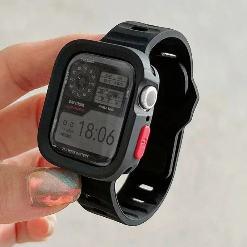 Candy Silicone Case & Strap for All Apple Watch Sizes