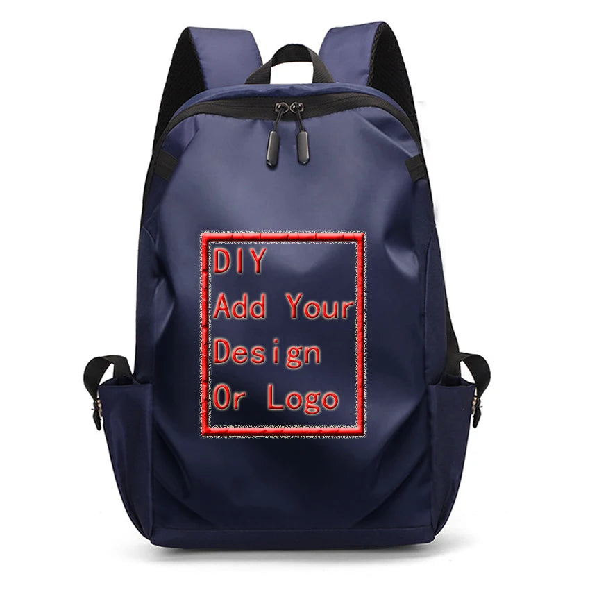 Cute Waterproof Men's Business Laptop Backpack with Cat Print