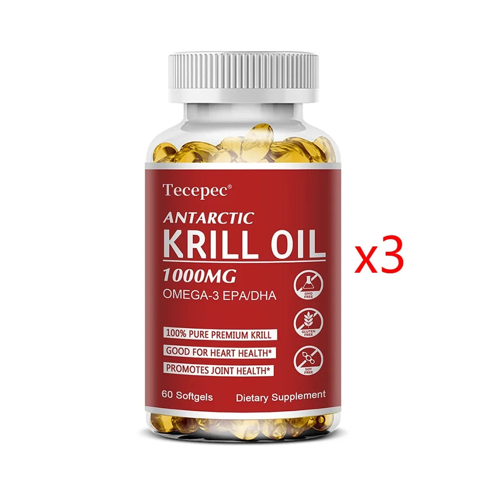 Antarctic Krill Oil Capsules | Omega-3 for Joint & Heart Health