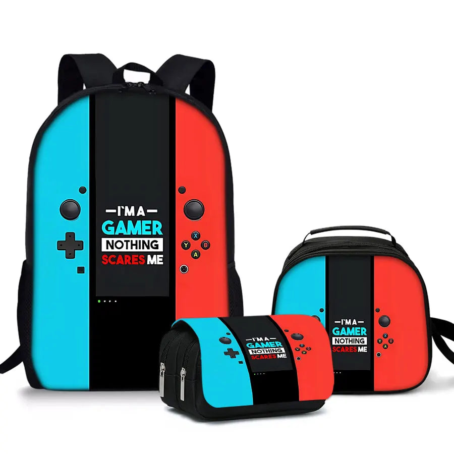 Lightweight Cartoon Backpack Set for Kids & Teens | Fun & Durable