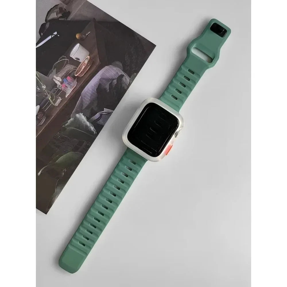 Silicone Case and Strap for Apple Watch | Stylish & Durable