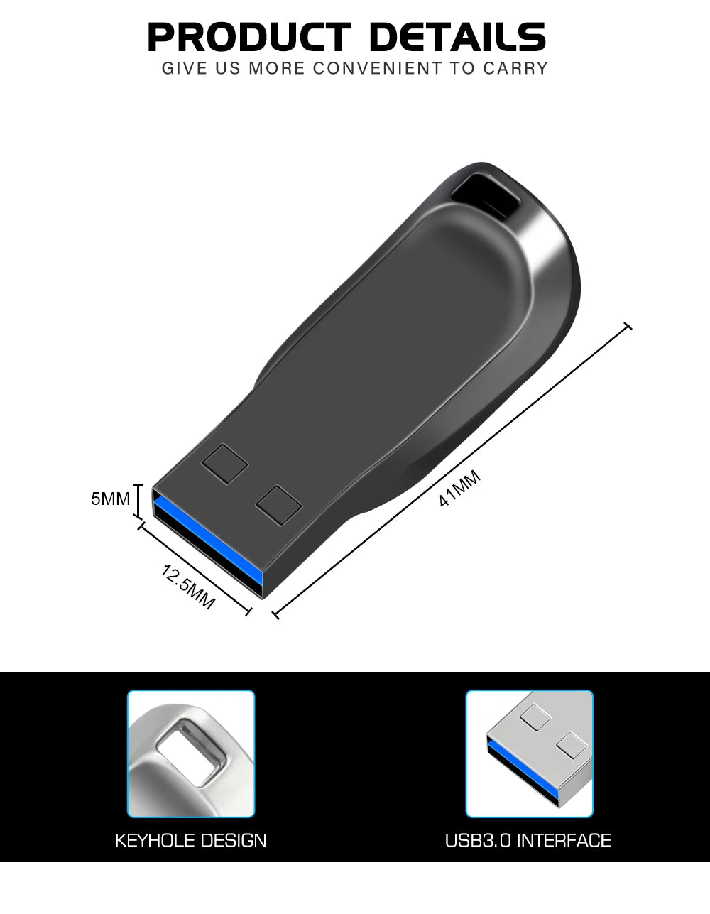 High-Speed Mini Pen Drive | Waterproof USB 3.0 Flash Drive