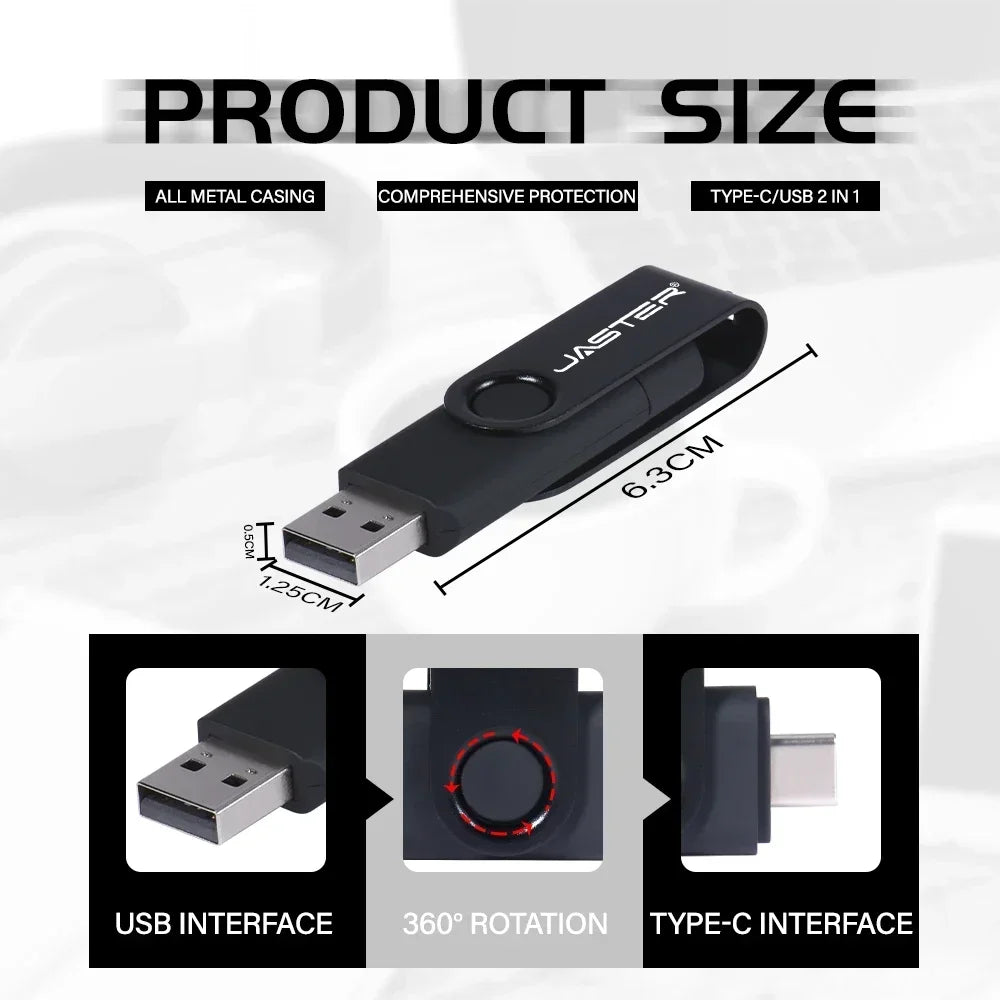 Creative Type-C USB Flash Drive – Reliable Memory Storage