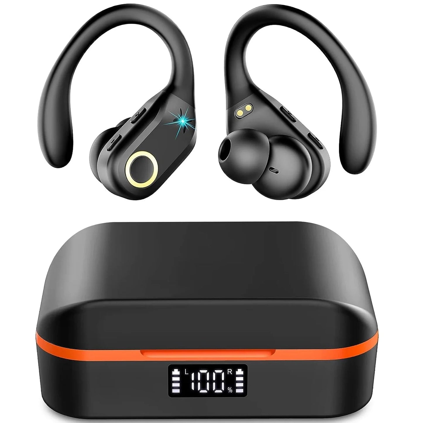 ANC Wireless Earphones with Bluetooth 5.3 and Noise Cancellation