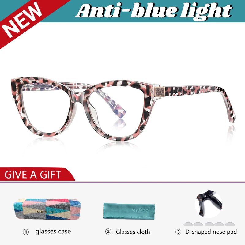 Stylish Cat's Eye Women's Anti-Blue Light Reading Glasses