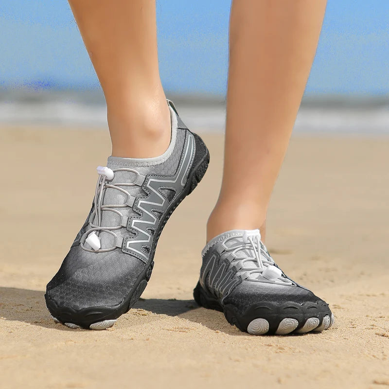 Unisex Swimming Water Shoes Men Barefoot Outdoor Beach Sandals Upstream Aqua Shoes Plus Size Nonslip River Sea Diving Sneakers