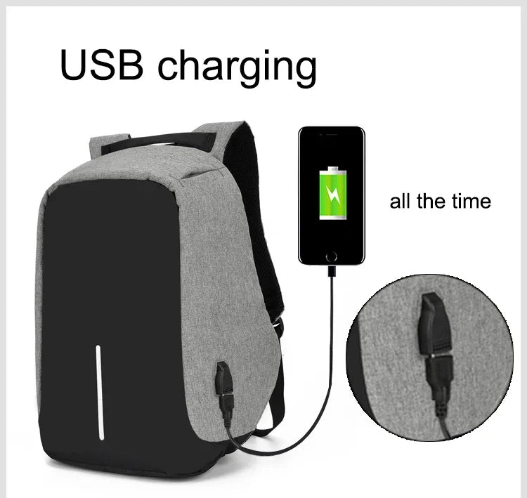 Waterproof Anti-Theft Backpack | Stylish Large Capacity Bag