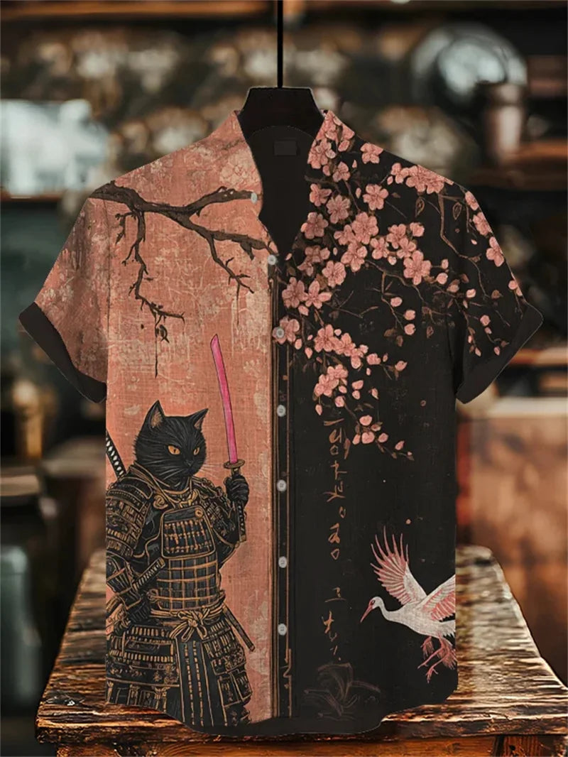 Men's Casual Short Sleeve Hawaiian Shirt | Stylish Summer Vibes