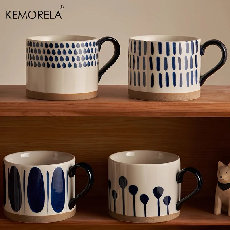 Japanese Ceramic Coffee Mug | Elegant Breakfast Drinkware