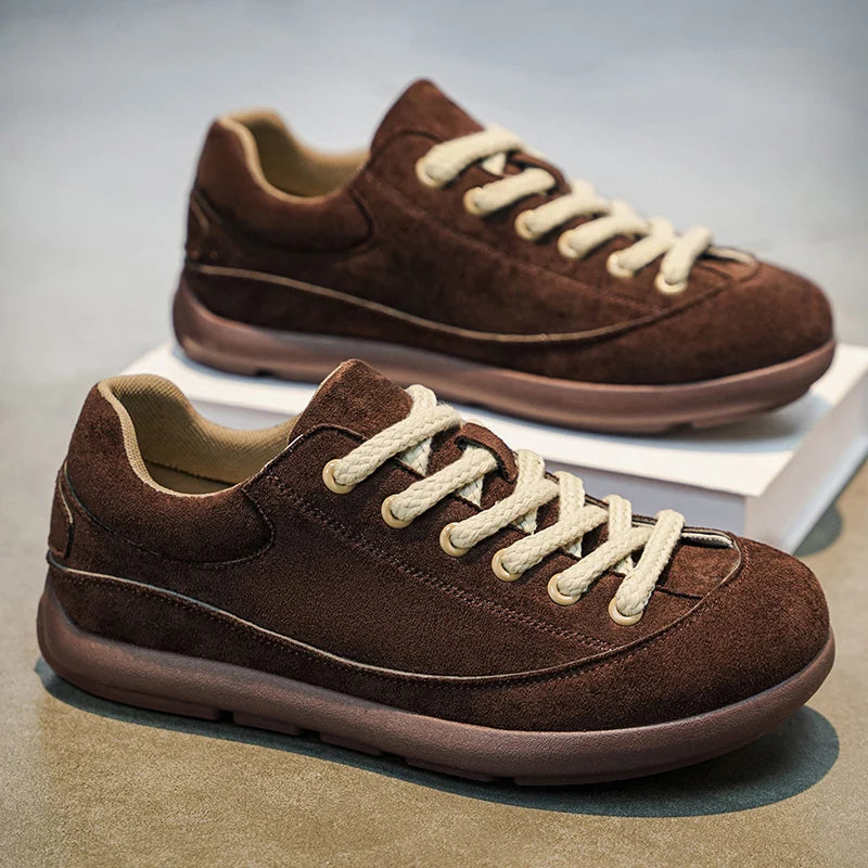 Thick Sole Breathable Anti Slip Sneakers | Stylish Men's Casual Shoes