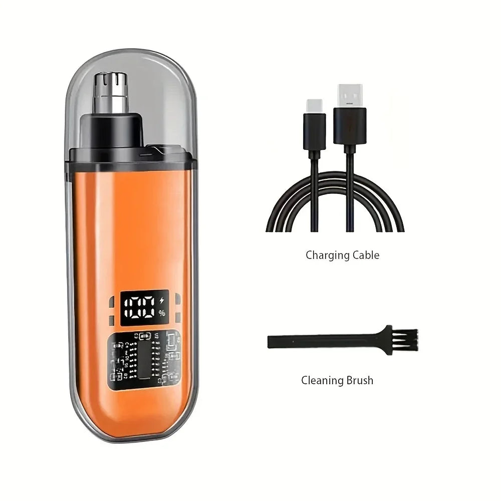 USB Rechargeable Nose & Ear Hair Trimmer | Precision Grooming Tool