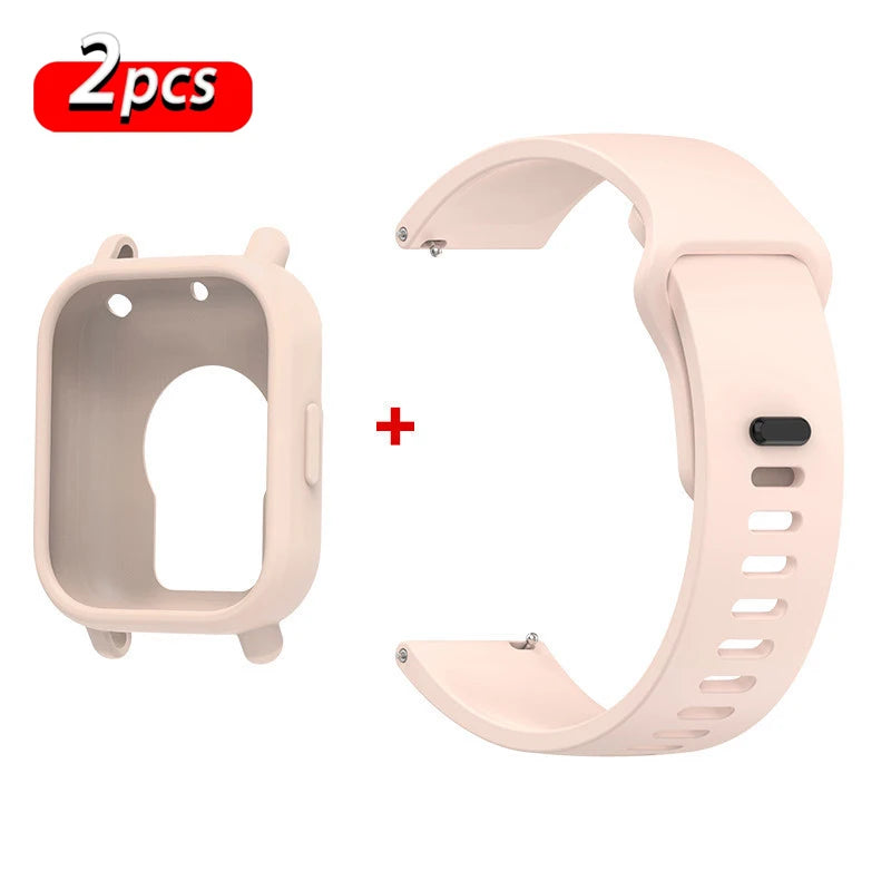 Sporty Watch Strap & Case for Smartwatches | Adjustable & Durable