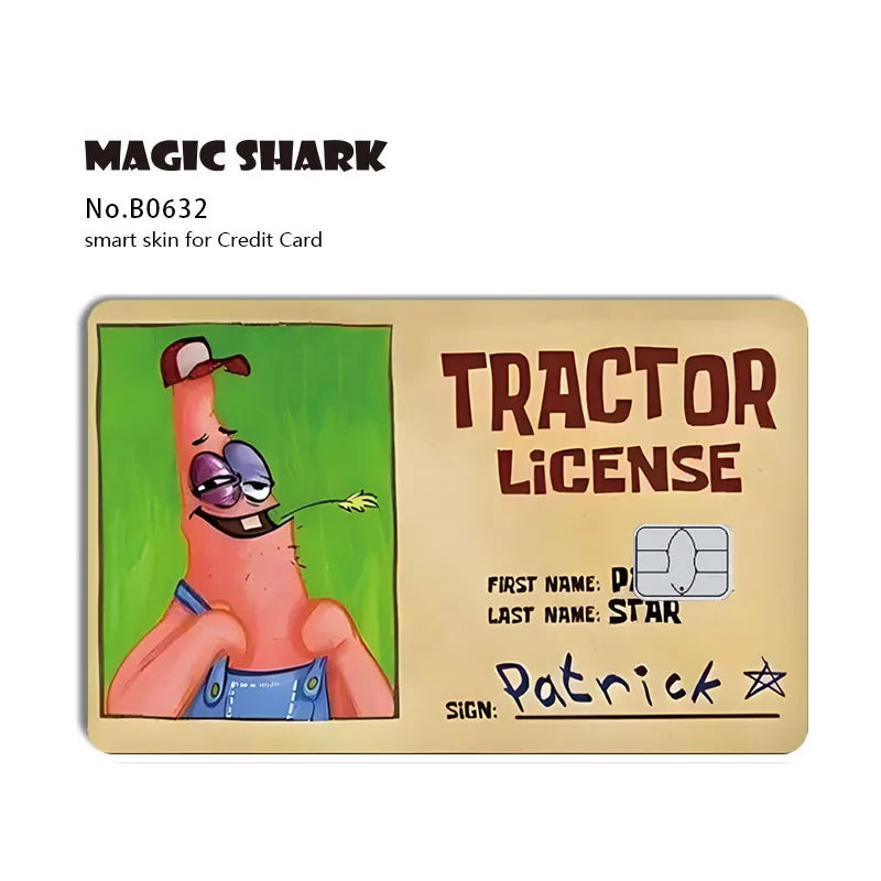 Cartoon Waterproof Skin Cover Sticker for Credit and Debit Cards