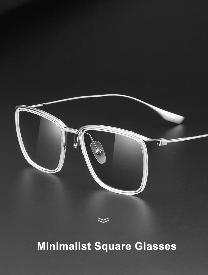 Ultra-light Luxury Business Glasses | Stylish Titanium Eyewear