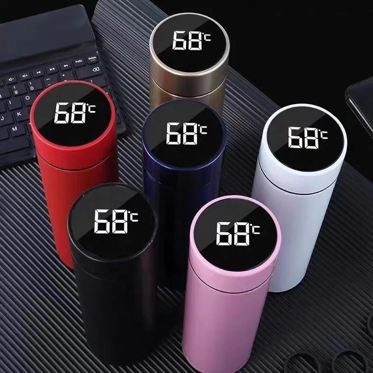 500ML Smart Insulated Water Bottle with Temperature Display