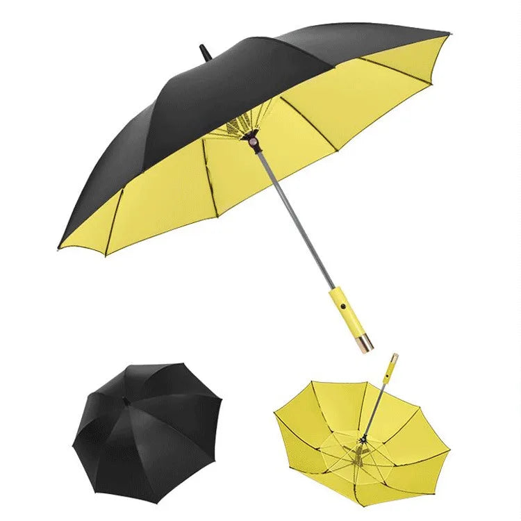 Portable Cooling Sunshade Umbrella with Fan | UV Protection