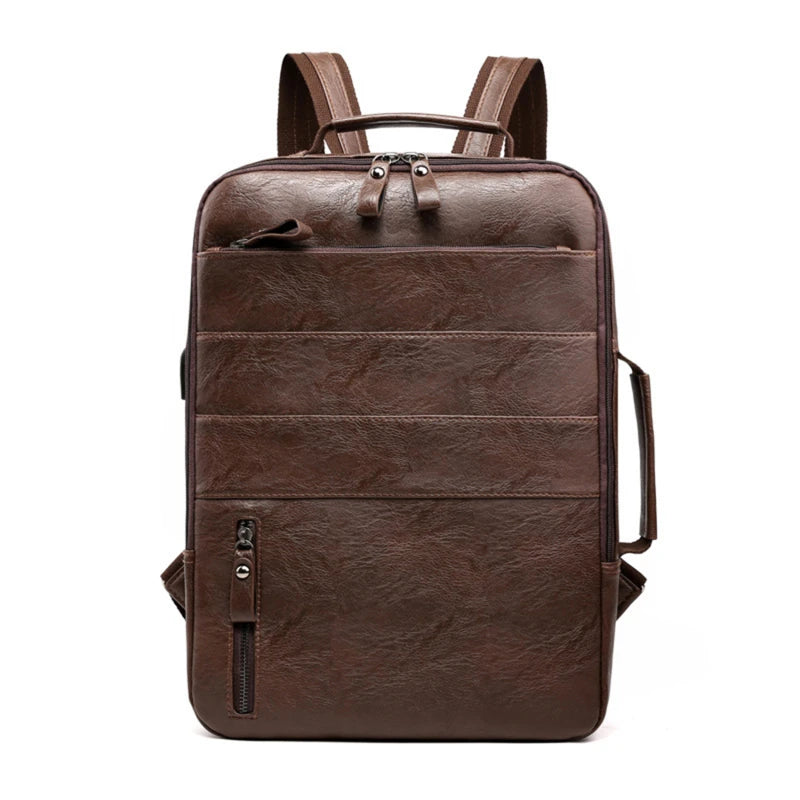 Waterproof Large Capacity Business Backpack with USB Charging