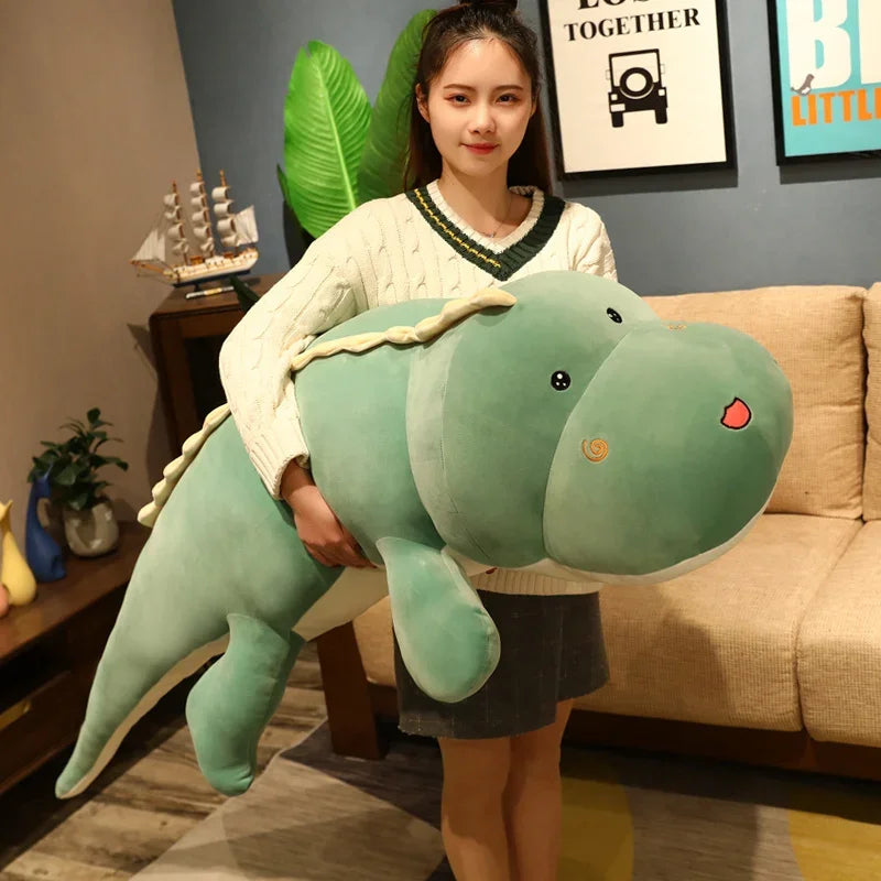Cute Long Dinosaur Plush Toy | Soft Cartoon Stuffed Animal