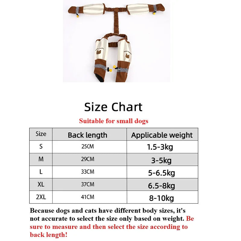 Reflective Anti-Slip Dog Jumpsuit | Dustproof Pet Pants