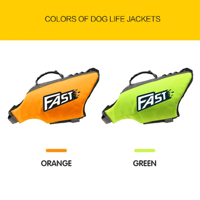 Best Pet Swimming Life Jacket | Adjustable Reflective Dog Vest