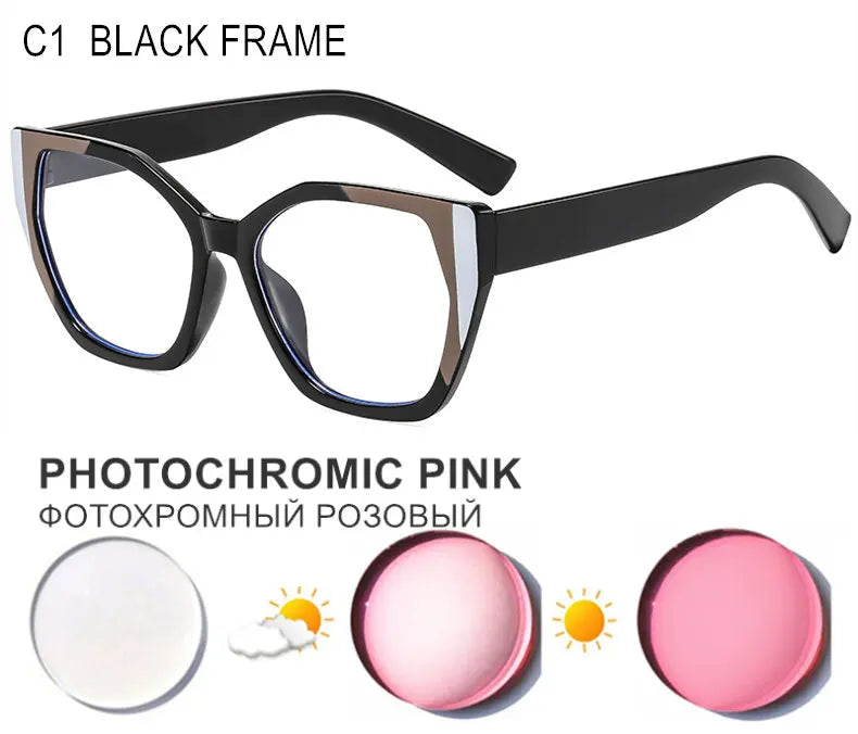 Stylish Myopia Prescription Glasses | Blue Light & Photochromic Lenses