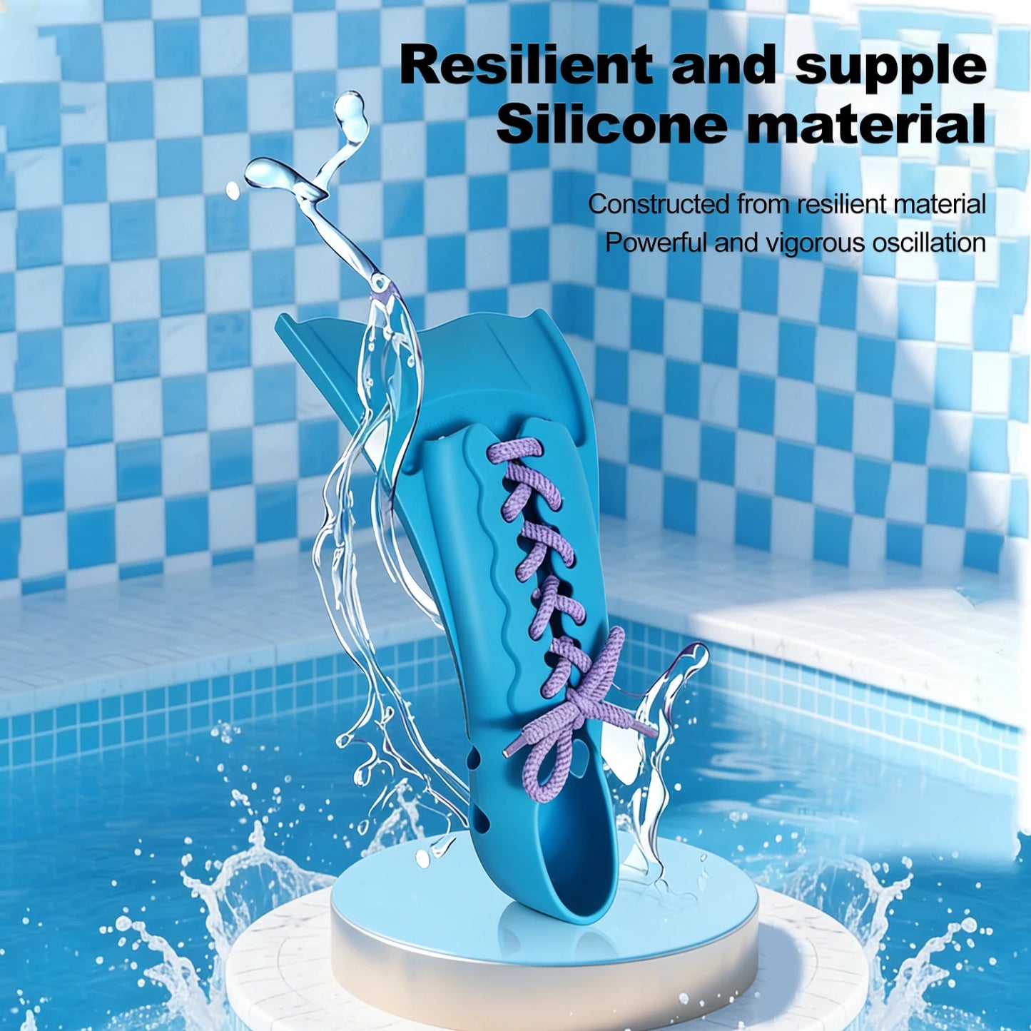 Adjustable Short Snorkeling Fins | Anti-Slip Swimming Equipment