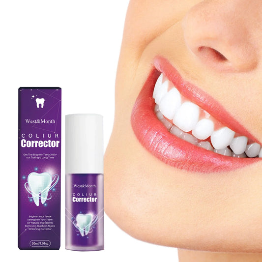 Premium Purple Brightening Toothpaste for Whitening & Freshness