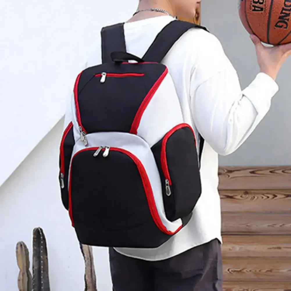 Large Capacity Basketball Backpack with Ball Holder | Sporty & Functional