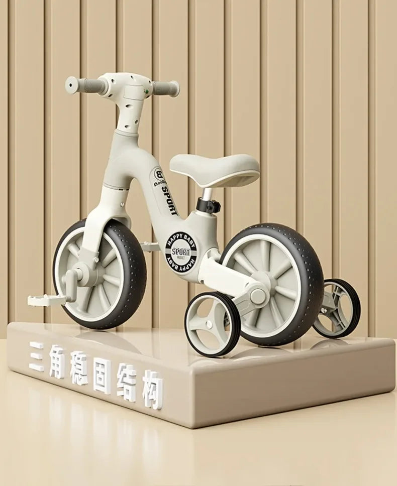 2-in-1 Children's Balance Bike with Music & Lighting | Fun Baby Walker