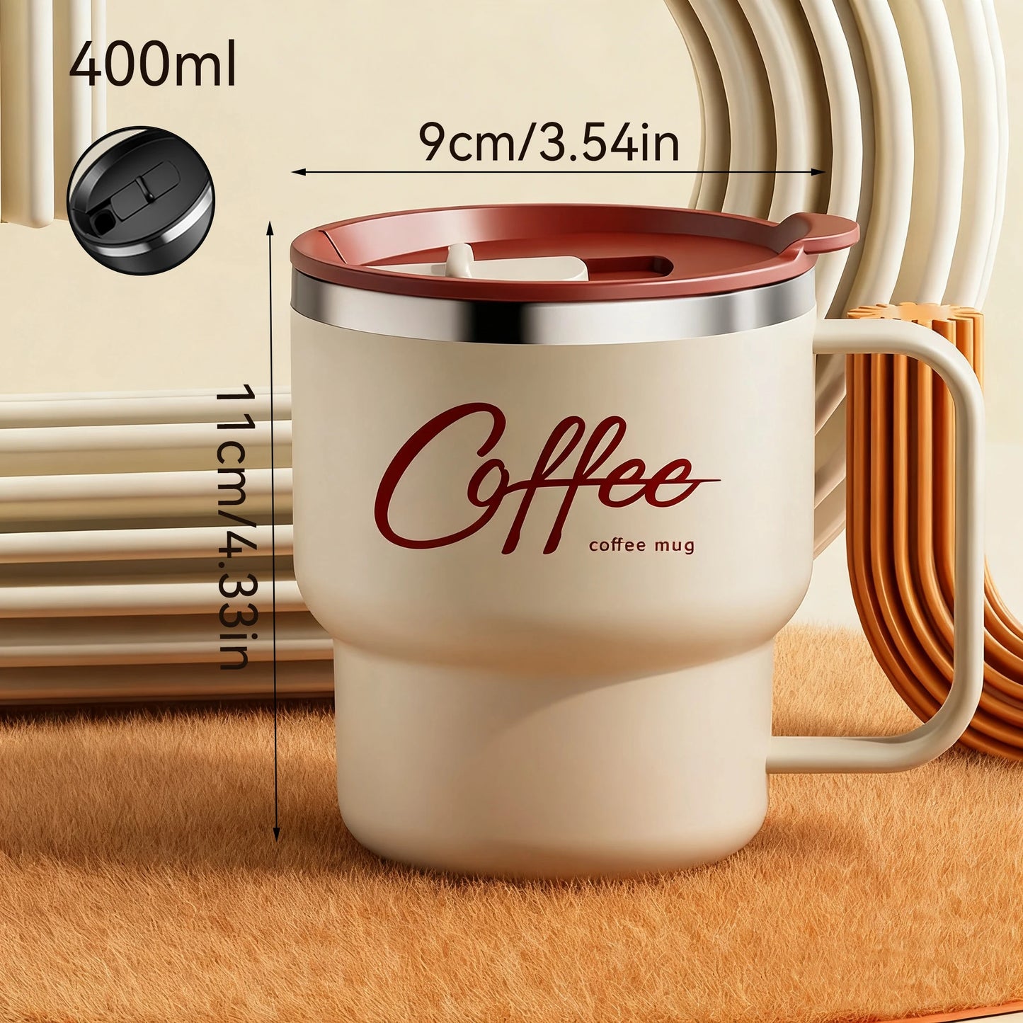 Double Layer Stainless Steel Coffee Mug | Insulated Drinkware