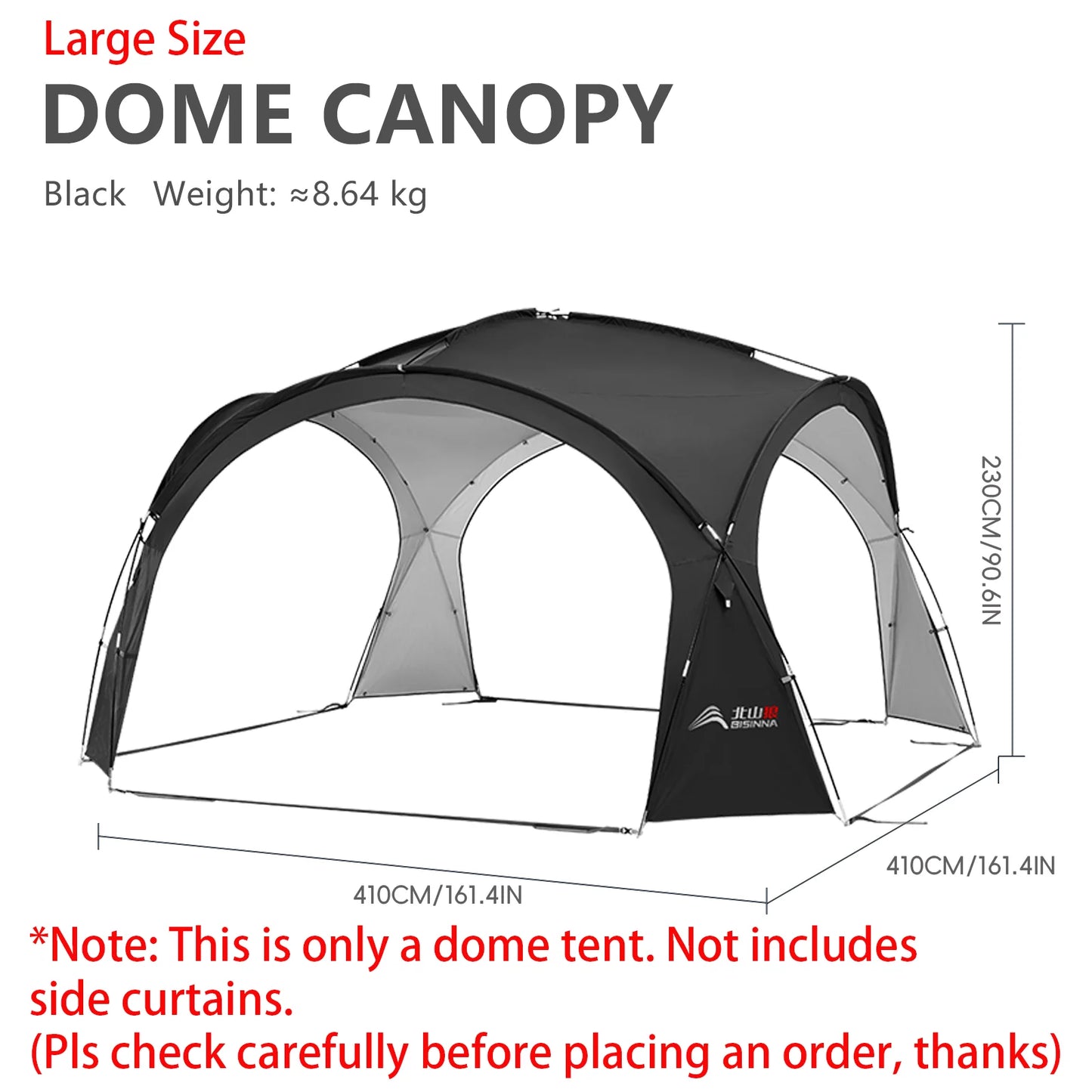 Luxury Outdoor Dome Tent | Spacious Round Canopy for Family