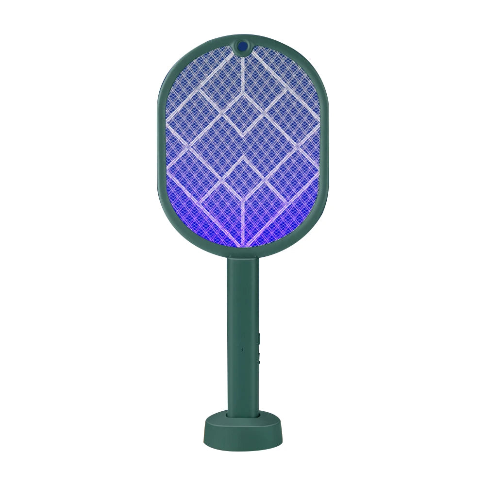 2-in-1 Electric Mosquito Swatter | USB Rechargeable Bug Zapper