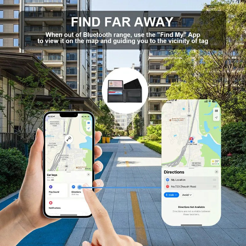 Wireless Charging Bluetooth Tracker | Smart Locator for Wallets