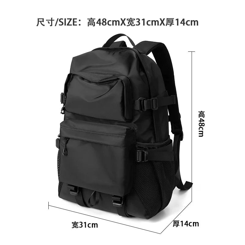 Functional Large Capacity Men's Backpack for Travel and School